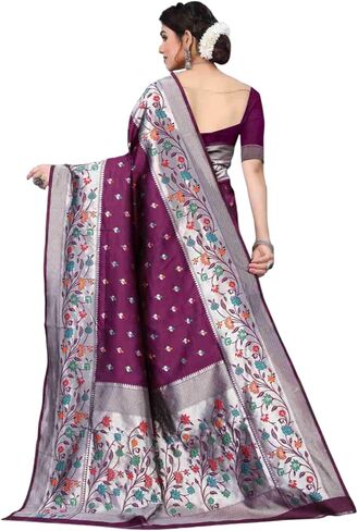 Partywear Saree For Women Designer jacquard Work With Unstitch Blouse in Saudi Arabia