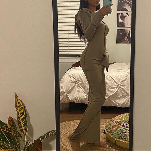 Sexy Hoodie Dress for Women Long Sleeve Bodycon Sweatshirt Dress Casual Maxi Dresses in Saudi Arabia