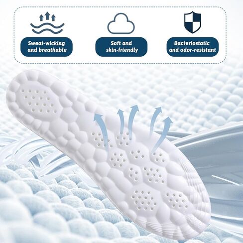 cobee Cloud Soles for Men and Women, Plantar Fasciitis Insoles Steppers, Insoles for Flat Feet Easy Insoles Anti Fatigue, Shock Absorption, Foot Pain Relief Orthopedic Insoles for Sports(39-40) in Saudi Arabia