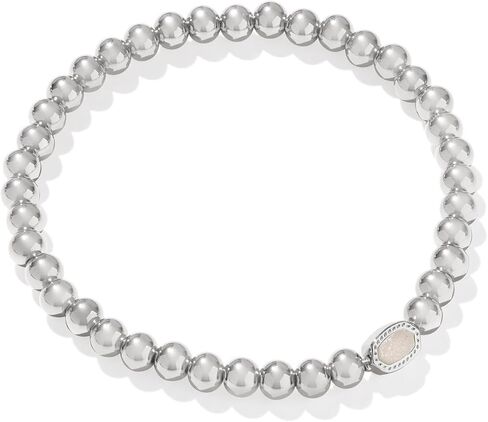 Kendra Scott Mini Elaina Stretch Bracelet in Gold with Agate Beads in Saudi Arabia