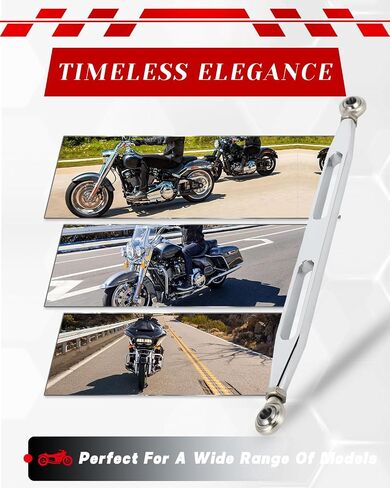 رابط الربط بين الدراجات النارية لربط رابط Softail Dyna Road King Electra Glide Glide Glide Touring 1980-2024 ، A ، Mirror Chrome in Kuwait