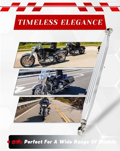 رابط الربط بين الدراجات النارية لربط رابط Softail Dyna Road King Electra Glide Glide Glide Touring 1980-2024 ، A ، Mirror Chrome in Kuwait