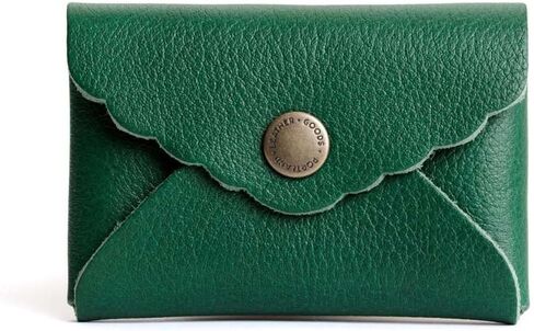 Portland Leather Goods Mini Daisy Wallet for Women – Handmade from the Finest Full-Grain Hides – Features Envelope Design with Snap Closure – Cognac in Kuwait
