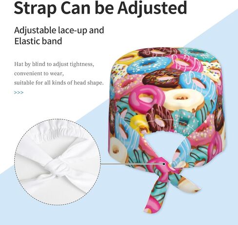 Adjustable Working Cap Breathable Unisex Women Men Elastic Bandage Tie Back Hats Scrub Nursing Doctor Surgeon Cap in Saudi Arabia