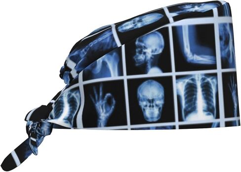 Working Cap, Scrub Cap with Sweatband, Adjustable Tie Back Hat Breathable Headgear for Women/Men in Kuwait