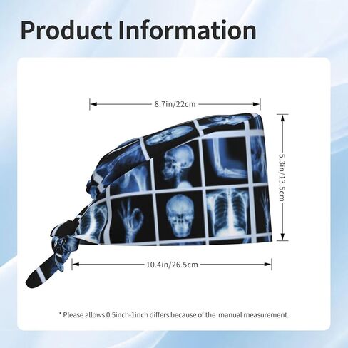 Working Cap, Scrub Cap with Sweatband, Adjustable Tie Back Hat Breathable Headgear for Women/Men in Kuwait