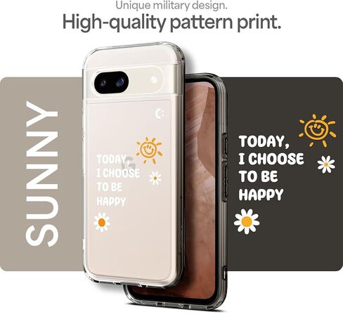 Spigen Ultra Hybrid مصمم لحافظة Pixel 8a (2024) [مضاد للاصفرار]، [حماية من الدرجة العسكرية] - شفاف كريستالي in Kuwait
