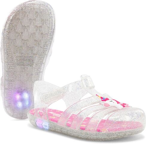 Western Chief Kids Wonder EverGlitter Lighted Sandal with Adjustable Strap and Waterproof Design in Saudi Arabia