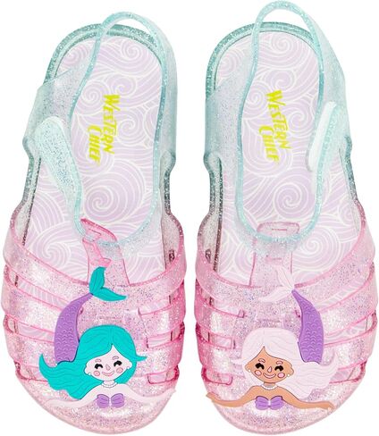 Western Chief Kids Wonder EverGlitter Lighted Sandal with Adjustable Strap and Waterproof Design in Saudi Arabia