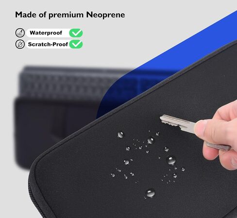 Keyboard Sleeve Case for Logitech Pebble Keys 2 K380s & Logitech K380 Bluetooth Keyboard, Wireless Keyboard Shockproof Protective Travel Neoprene Bag, Black in Saudi Arabia