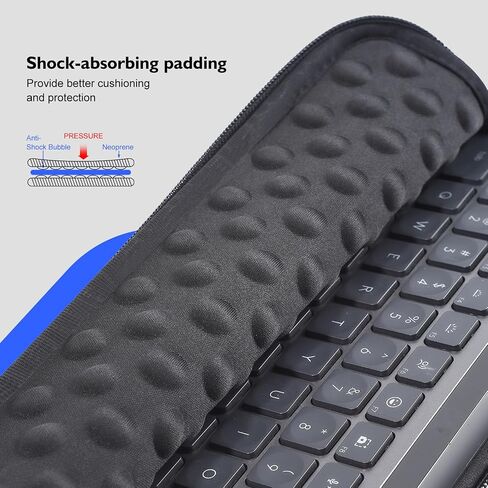 Keyboard Sleeve Case for Logitech Pebble Keys 2 K380s & Logitech K380 Bluetooth Keyboard, Wireless Keyboard Shockproof Protective Travel Neoprene Bag, Black in Saudi Arabia