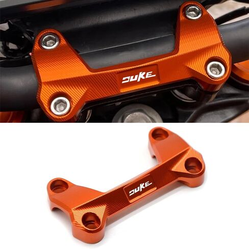 For DUKE 125 200 250 390 Duke 2006-2023 2024 Motorcycle Accessories Handlebar Risers Top Cover Clamp (Orange) in Saudi Arabia