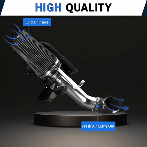 4" Cold Air Intake Kit & Filter Heat Shield for Chevy for GMC 1999-2006 for Silverado for Sierra for Tahoe for Avalanche for Suburban for Yukon for Sierra 1500 2500 V8 4.8L 5.3L 6.0L Red in Kuwait