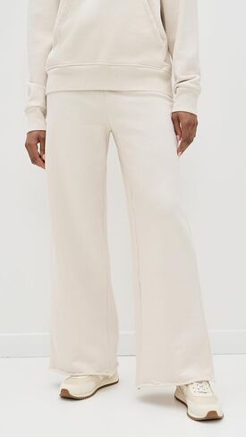 perfectwhitetee Women's Amber French Terry Wide Leg Pants in Kuwait