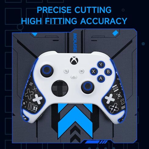 Controller Performance Grips compatible PlayStation 5 DualSense Controller,PS5 Anti-slip stickers tape,Sweat-Absorbent Cover Skin,Black Print in Kuwait