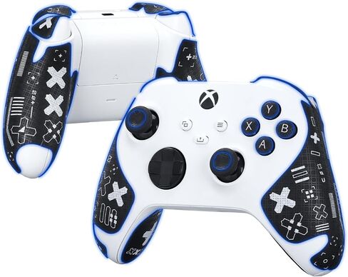 Controller Performance Grips compatible PlayStation 5 DualSense Controller,PS5 Anti-slip stickers tape,Sweat-Absorbent Cover Skin,Black Print in Kuwait