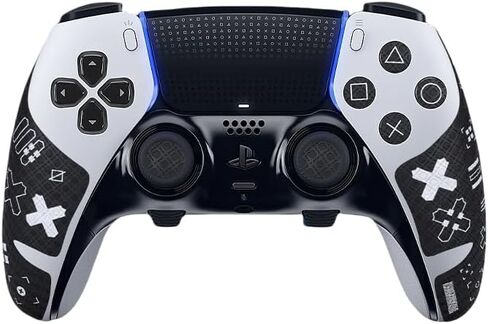 Controller Performance Grips compatible PlayStation 5 DualSense Controller,PS5 Anti-slip stickers tape,Sweat-Absorbent Cover Skin,Black Print in Kuwait