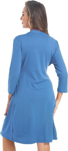 Maternity Robe with Matching Swaddle Set Soft Maternity Gown Long Sleeves Mommy Robe Receiving Blanket Set in Saudi Arabia