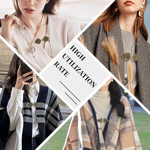 4pcs Shirt Dress Cardigan Clip,Women Sweater Shawl Clips for clothing in Saudi Arabia