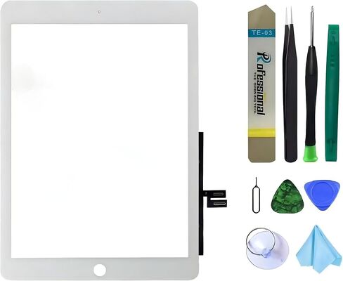 Screen Replacement for iPad 7 7th Gen 2019 A2197 A2198 A2200, for iPad 8 8th Gen 2020 10.2" A2428 A2429 A2430 Digitizer Replacement Without Home Button + Tools(Black) in Kuwait