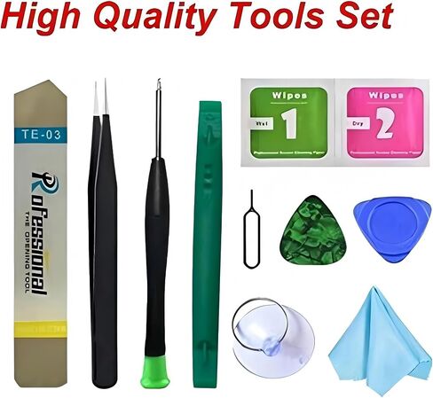 Screen Replacement for iPad 7 7th Gen 2019 A2197 A2198 A2200, for iPad 8 8th Gen 2020 10.2" A2428 A2429 A2430 Digitizer Replacement Without Home Button + Tools(Black) in Kuwait