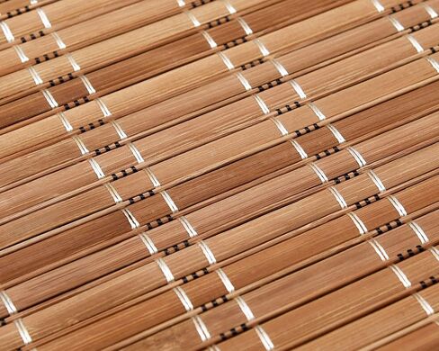 LazBlinds Cordless Bamboo Roman Shades, Light Filtering Window Treatment, Roll Up Bamboo Blinds for Windows, 35'' W x 60'' H in Saudi Arabia