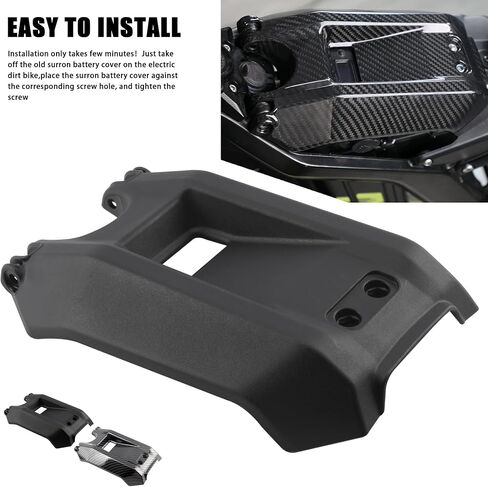 Motorcycle Battery Cover Electric Dirt Bike Battery Guards Protect for Surron Light Bee X/Surron Light Bee S/X160/X260-Black in Saudi Arabia