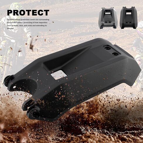 Motorcycle Battery Cover Electric Dirt Bike Battery Guards Protect for Surron Light Bee X/Surron Light Bee S/X160/X260-Black in Saudi Arabia