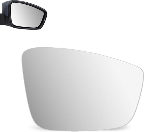 NEYASU Passenger Right Side RH Mirror Glass fit for 2012-2019 Volkswagen Beetle 2011-2018 VW Jetta 2012-2015 2017 VW Passat Convex Glass Rearview Mirrors Replacement with Adhesives No Heated in Saudi Arabia