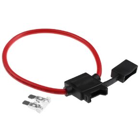ZOOKOTO Inline Fuse Holder 25A,12 AWG Gauge Wire Car Auto Blade Fuse Waterproof