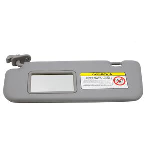 Left Driver Side Sun Visor متوافق مع Hyundai Accent 1E 2011 2012 2013 2014 2015 ، استبدال 85210-1R000 ، حماية الشمس اليسرى الأمامية الظل الرمادي