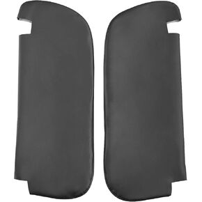 Car Sun Visor Cover Pitts fits Dodge Ram 1500 2500 1994-2001 Vinyl Leather ، Black