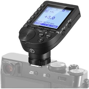 NEEWER Upgraded QPRO-S TTL Wireless Flash Trigger Compatible with Sony 1/8000s HSS Large Screen Slanted Design 5 Group 9 Customizable Functions for Q4 Q3 Z1 Z760 NW420 S101-300W PRO/400W PRO