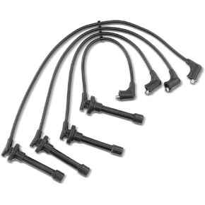 A-Premium Spark Plug Wires Compatible with Honda Accord 1990-1997, Odyssey 1995-1997, Prelude 1992-1996 & Isuzu Oasis 1996-1997, 4-PC Set