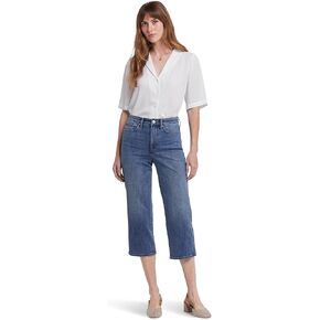 NYDJ Women's Joni Relaxed Capri Jeans in Majorca Bay