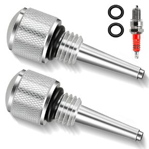 Magnetic Oil Dipstick 55201 Compatible with Predator 212cc 196cc Coleman CT200U CT200U-EX BT200X Mini Bike Yama-ha Westing-House Inverter Generator GX160 GX200 Engine Replacement Parts 2PCS