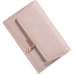 Wallet Woman Leather Small Bifold RFID Blocking Card Holder Ladies Wallet with Zipper Coin Pocket