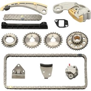 MAYASAF Engine Timing Chain Kit for Chevy Tracker 1999-03, for Suzuki Aerio 2002-07/Esteem 1999-02/Sidekick 1996-98/SX4 2007-09/Vitara 1999-03 2.0L L4