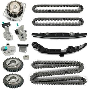 9-0730SWP Engine Timing Chain Kit,Water Pump Sprocket Tensioner Guide Kit,Compatible with 2007-2014 Nissan Altima Murano Pathfinder Quest,2013-2014 Infiniti QX60 JX35,3.5L