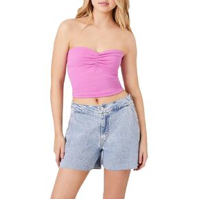 Forever 21 Women's Raw-Cut Denim Shorts