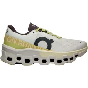 On Women's Cloudmonster 2 Runnings Shoes, Undyed/Zest, 9 US