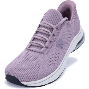 Womens Running Shoes with Arch Support Wide Toe Box Slip on Walking Shoes for Plantar Fasciitis Comfortable Orthotic Air Tennis Athletic Sneakers US Size 6-11