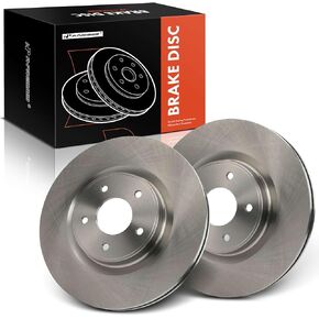 A-Premium 12.60 inch (320mm) Front Vented Disc Brake Rotors Compatible with Select Nissan & Infiniti Models - 370Z 2020, Murano 2015-2023, Pathfinder 2013-2020, Z 2023, JX35 2013, Q50, Q60, QX50, QX60