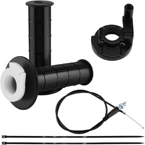 Twist Throttle Assembly 36" Throttle Cable and 7/8" Mini Bike Handle Bar Throttle Grips for SSR Coolster Roketa SDG 50cc 70cc 110cc 125cc Engine Dirt Bikes Pit Bike