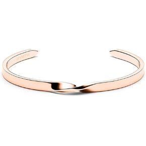 MVMT Women's Twist Rose Gold Cuff Bracelet
