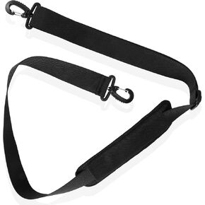 Adjustable Shoulder Strap, 63 Inch Universal Soft Bag Strap Replacement, Comfortable Belt with Metal Hooks, Crossbody Straps for Briefcase, Computer Messenger Bag, Laptop Case Luggage, Duffel,