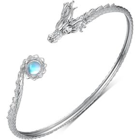 Dragon Bracelet 925 Sterling Silver Chinese Dragon Bracelet Dragon Jewelry Gifts for Women