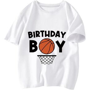 Birthday Boy T-Shirt Toddler Birthday Shirts Tees Little Kids Top Outfit Short Sleeve 2nd 3rd 4th 5th 6th 7th 8th