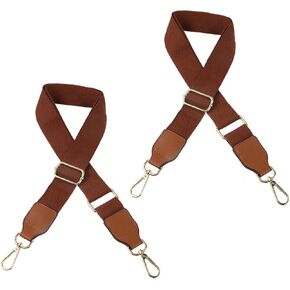WEALRIT 2 PCS محفظة الكتف واسعة استبدال حزام Crossbody حزام قابلة للتعديل حزام الحقائب (خارج البيضاء)