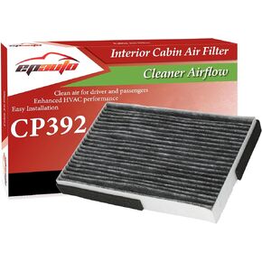 EPAUTO CP392 (CF8392A) مرشح الهواء المقصورة ، استبدال بويك لاكروس ، القرن ، ريجال ، تشيفي مونتي كارلو ، بونتياك جراند بريكس ، نماذج أولدزموبيل تناسب طرازات 1997-2009 ؛ تشيفي إمبالا (2000-2016)